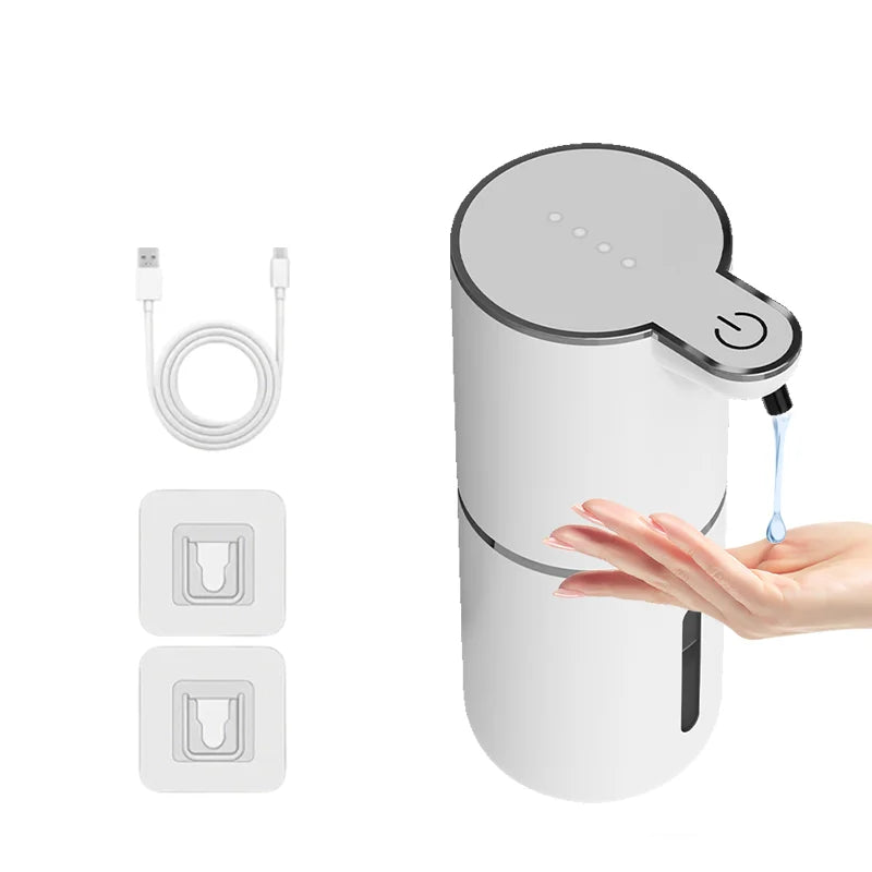 380ML Rechargeable Electric 4 Levels Adjustable Automatic Sensor Soap Dispenser Intelligent Hand Sanitizer Pump Washing Machine