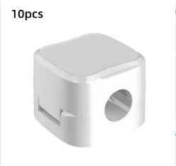 3/6pcs Office Desktop Magnetic Cable Organizer, Mobile Data Cable Storage Fixture, Wall Plug, Wiring Hook