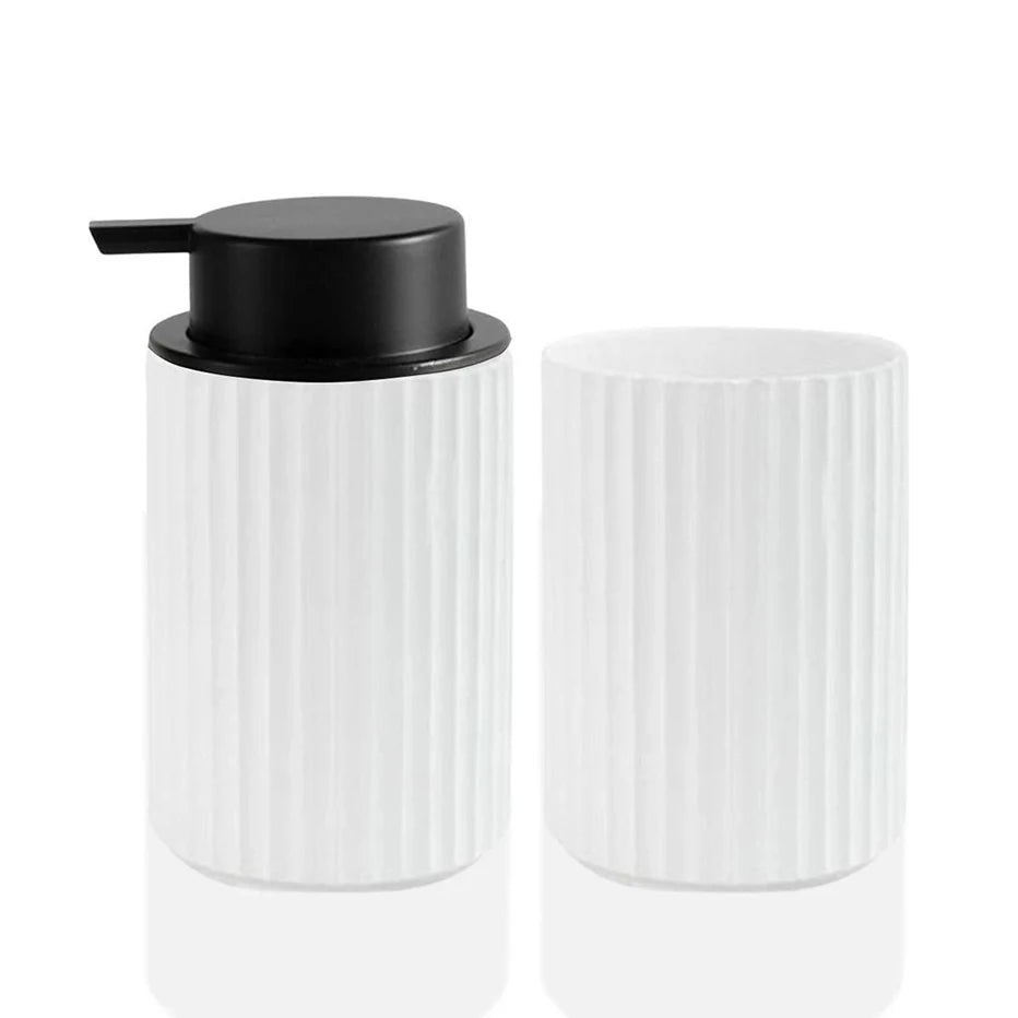 Bathroom Foam Soap Dispenser Hand Soap and Dish Soap Storage Containers armhouse Decor Foam Soap Dispenser tooth brush Holder